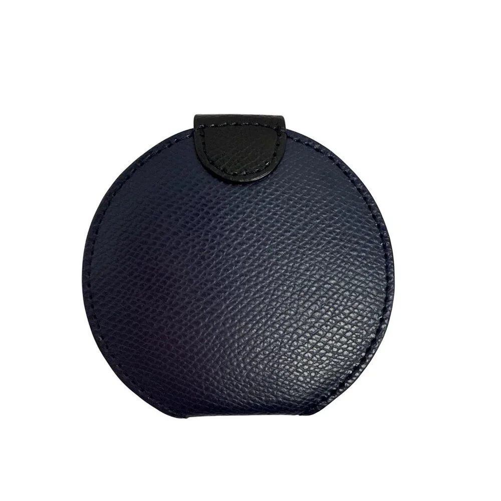 Vera Bradley Navy Blue Pocket Mirror Accessory Compact Faux Leather NEW